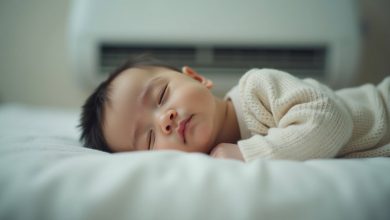 دمای باد کولر گازی برای نوزاد