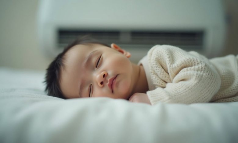 دمای باد کولر گازی برای نوزاد